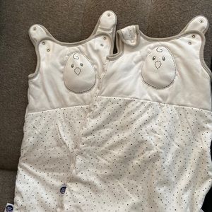 Bundle 2 Nested Bean sleep sacks Winter Tog 2.5 great condition! Medium